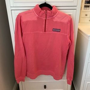 Pink Vineyard Vines Quarter Zip